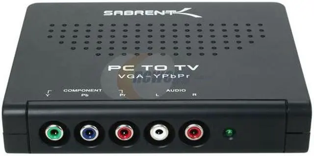 Alt view image 2 of 6 - SABRENT TV-PCCT PC VGA to Component TV Display Adapter