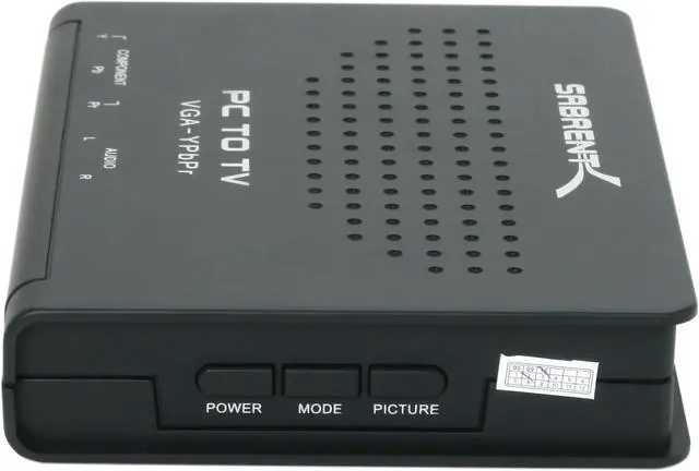 Alt view image 5 of 6 - SABRENT TV-PCCT PC VGA to Component TV Display Adapter