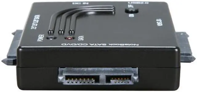 Alt view image 4 of 7 - SABRENT USB-STP3 USB 2.0 to SATA 1.8"/2.5"/3.5"/5.25"/SSD Hard Drive & CD/DVD-RW Adapter