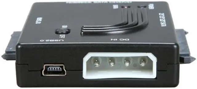 Alt view image 6 of 7 - SABRENT USB-STP3 USB 2.0 to SATA 1.8"/2.5"/3.5"/5.25"/SSD Hard Drive & CD/DVD-RW Adapter