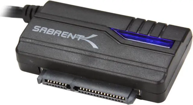 Main image of SABRENT USB-DSC7 USB 3.0 to SATA 2.5"/3.5"/5.25" Hard Drive Converter with Power Supply & LED Activity Lights