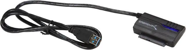 Alt view image 6 of 7 - SABRENT USB-DSC7 USB 3.0 to SATA 2.5"/3.5"/5.25" Hard Drive Converter with Power Supply & LED Activity Lights