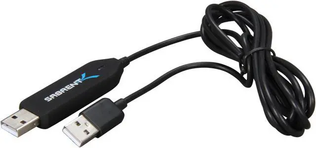 Main image of SABRENT CB-UNET Black USB 2.0 Driverless Link Cable (Support Internet Sharing)