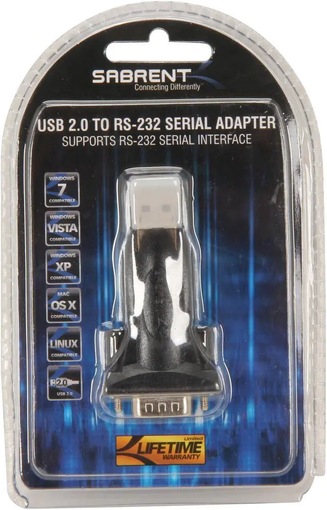 Alt view image 6 of 6 - Sabrent USB-2920 USB 2.0 to Serial DB9 (RS232) Adapter (FTDI Chipset)