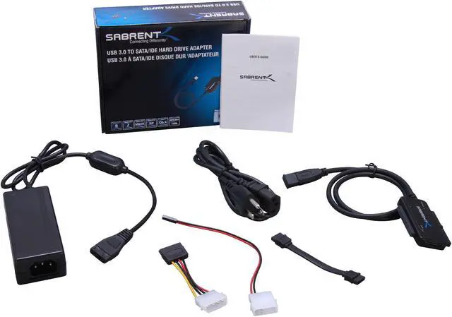 Alt view image 11 of 11 - SABRENT USB-DSC8 USB 3.0 to SATA/IDE Hard Drive Adapter, AC Adapter
