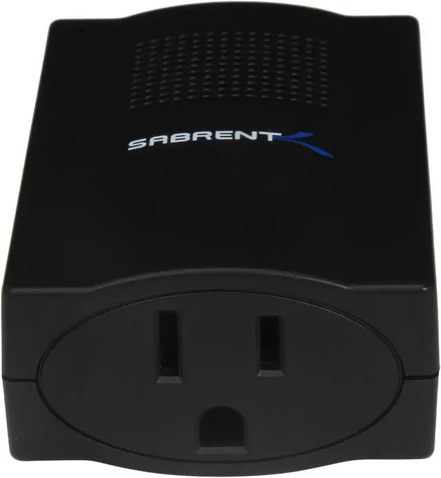 Alt view image 4 of 10 - SABRENT PW-C15M 150w Power Inverter with Fan 12v DC to 120v AC