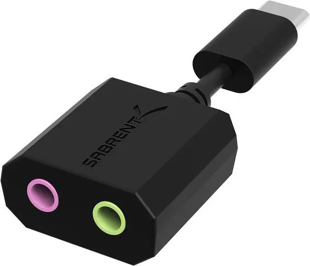Main image of SABRENT AU-MMSC USB Type-C External Stereo Sound Adapter for Windows and Mac
