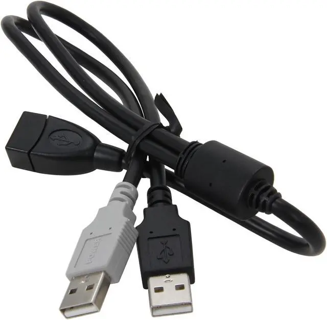 Alt view image 2 of 3 - APRICORN AUSB-Y USB Power adapter Y Cable