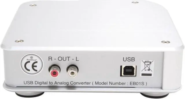 Alt view image 2 of 4 - Silverstone EB01-S Premiun USB digital to analog converter