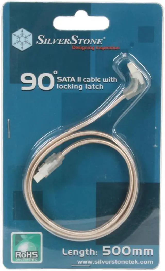 Main image of Silverstone CP04 1.64 ft. (0.50m) SATA II Cable