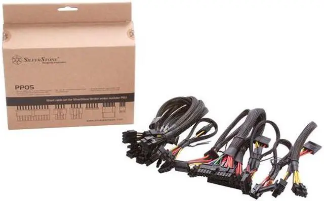 Alt view image 3 of 3 - Silverstone PP05 Short Cable Set For Silverstone Strider Series Modular PSU