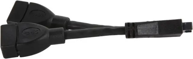 Alt view image 3 of 5 - Silverstone SST-CP09 Black External to Internal 19 pin USB3.0 Adapter Cable