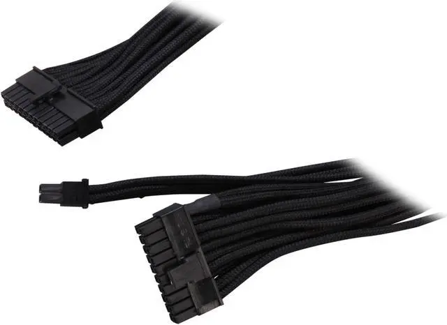 Main image of Silverstone PP06B-MB55 1.8 ft. Sleeved Motherboard 24pin Cable