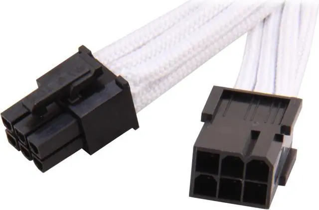 Main image of Silverstone PP07-IDE6W Sleeved Extension Power Supply Cable, 1 x 6pin to PCI-E 6pin Connector