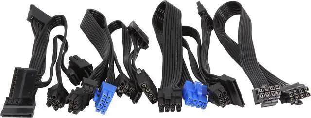 Alt view image 2 of 4 - Silverstone SST-PP05-E Flat Flexible Short Cable Set for SilverStone Modular PSUs