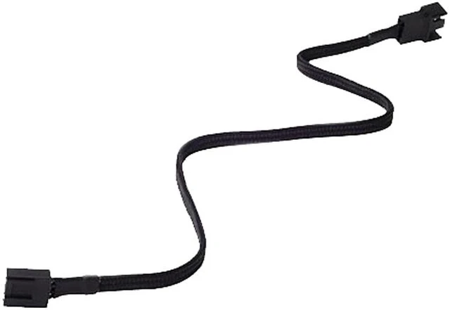 Main image of Silverstone SST-CPF03 11.81 in. (30cm) Black PWM Fan Power Extension Cable