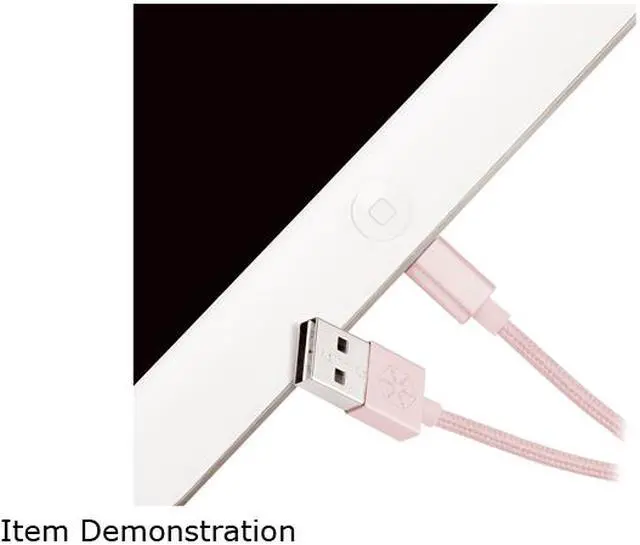 Alt view image 5 of 6 - Silverstone SST-CPU03P Rose Gold high speed charge and data sync