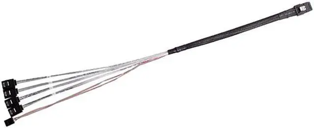 Main image of SilverStone Mini SAS SFF-8087 to SATA 7-Pin Cable Adapter (CPS03)
