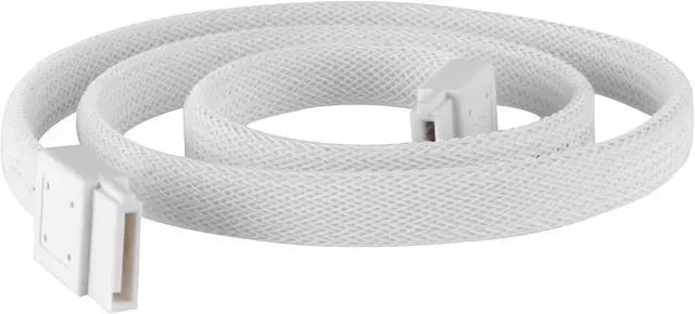 Alt view image 5 of 7 - Silverstone 180 Degree SATA III Cable with Non-Scratch Locking Mechanism (CP07W)