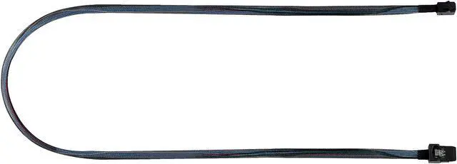 Alt view image 4 of 7 - SilverStone 36 Pin Minisas SFF-8643 to Sff 8087 +sideband Cable 0.6M CPS06 Components Other