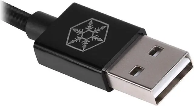 Alt view image 4 of 6 - Silverstone RL-CPU03J-1000 Reversible USB-A  to Lightning cable 1 meter(3.3ft), Apple MFi Certified, support up to 2.6A for high speed charging, Nylon Braided and aluminum shell, Jet black