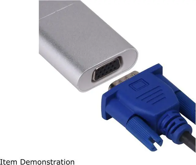 Alt view image 6 of 10 - Silverstone RL-EP11S High-quality USB 3.1 Type-C to MiniDP, HDMI 4Kx2K, VGA video combination adapter(Thunderbolt 3 Compatible)