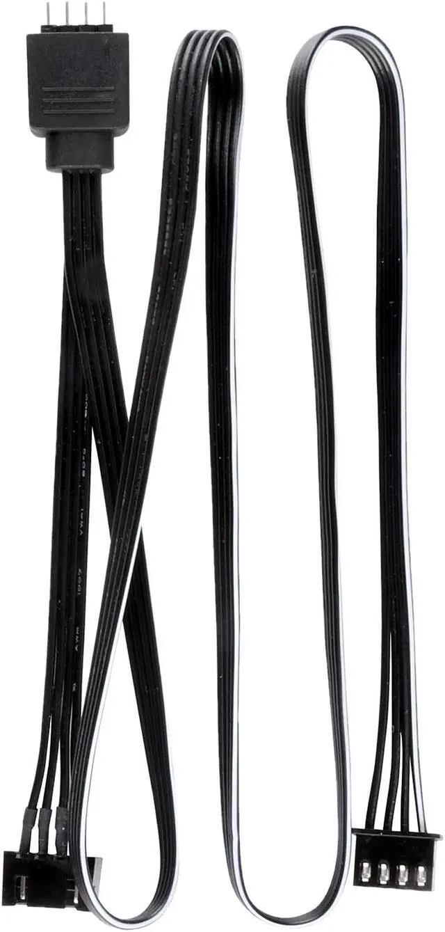 Main image of SilverStone custom RGB 4pin male + SilverStone custom RGB 4pin female connector + standard RGB 4pin female connector (RL-CPL01)