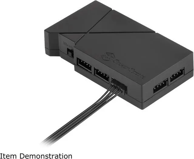Alt view image 9 of 10 - SilverStone custom RGB 4pin male + SilverStone custom RGB 4pin female connector + standard RGB 4pin female connector (RL-CPL01)