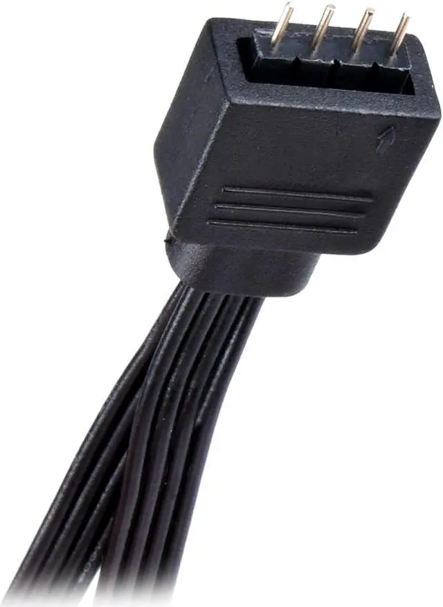 Alt view image 4 of 10 - SilverStone custom RGB 4pin male + SilverStone custom RGB 4pin female connector + standard RGB 4pin female connector (RL-CPL01)