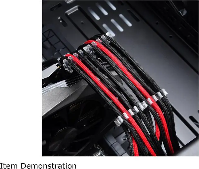 Alt view image 7 of 9 - SilverStone RL-PP09 Cable comb set for Routing Sleeved Cables for Professional Look and Cable Management