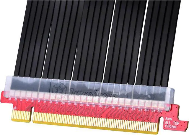 Alt view image 6 of 7 - Silverstone RC04 SST-RC04B-400 15.75" (400mm) Flex PCIE3.0 x16 RiserCard Cable