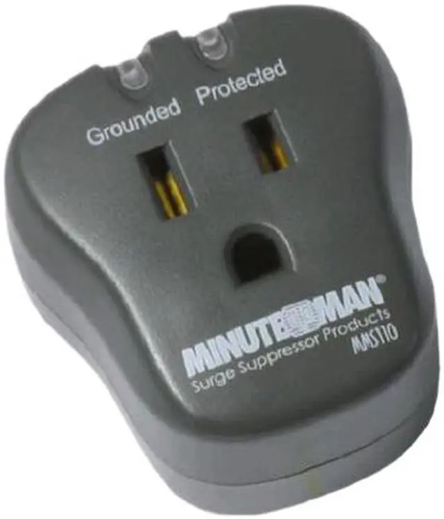 Main image of Minuteman MMS110 MMS Series Single Outlet Surge Suppressor - Receptacles: 1