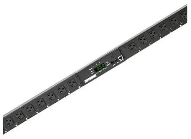 Alt view image 2 of 3 - Minuteman RPM1516N1LCD 16-Outlets PDU - Switched - IEC 60320 C20 - 16 x NEMA 5-15R - Network (RJ-45) - 0U - Vertical - Rack-mountable