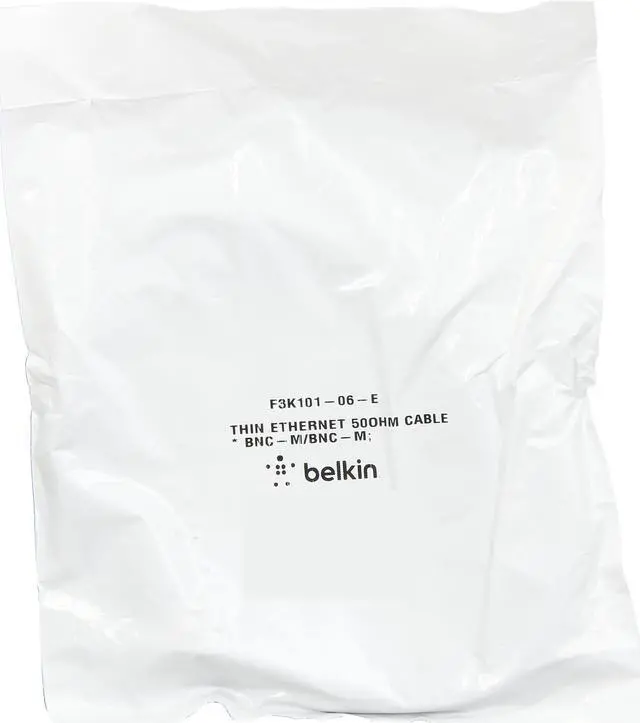 Alt view image 3 of 3 - Belkin F3K101-06-E 6 ft. Cable Male to Male