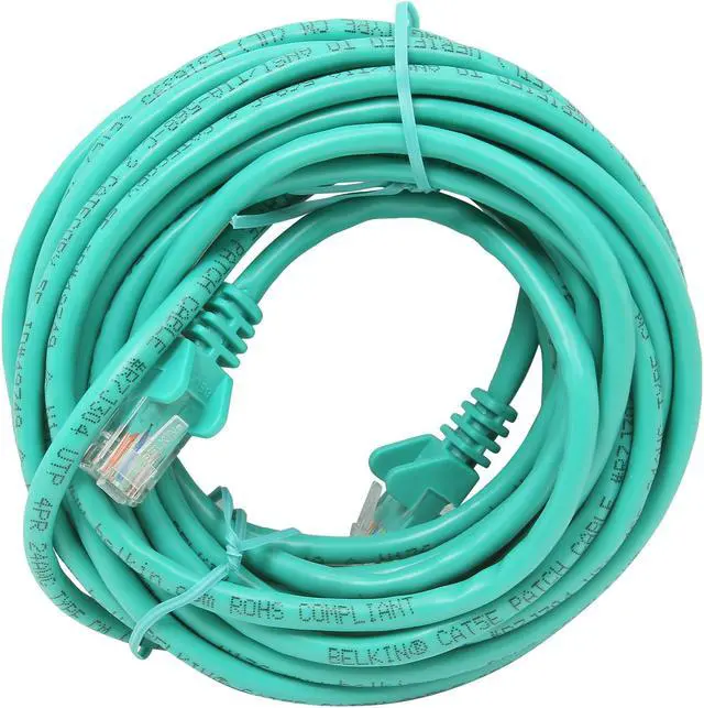 Alt view image 2 of 3 - Belkin A3L791-20-GRN-S 20 ft. Cat 5 Green Patch Cable