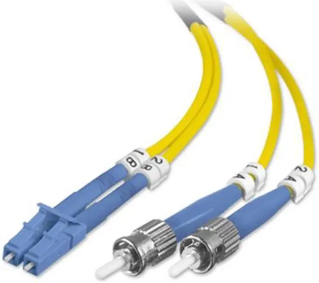 Alt view image 2 of 2 - Belkin F2F802L0-02M 3.100 Fiber Optic Duplex Patch Cable