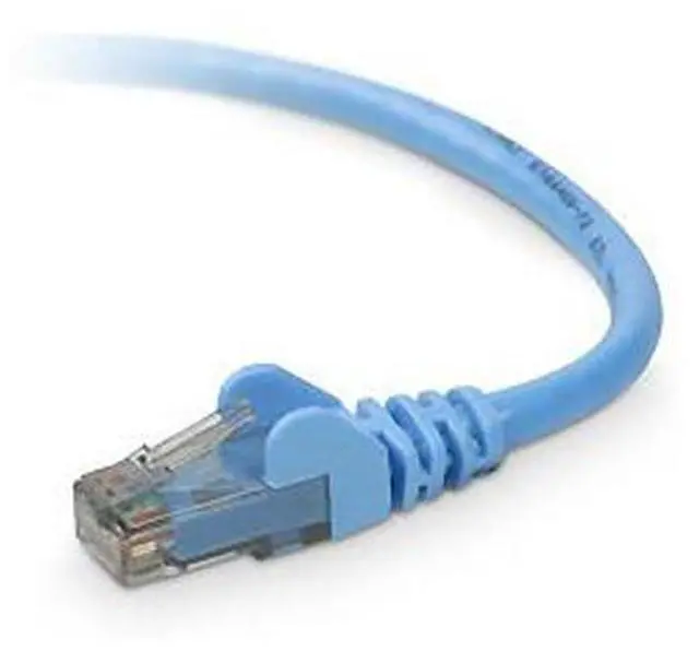 Alt view image 2 of 2 - Belkin A3L980-08-BLU-S 8 ft. Cat 6 Blue High Performance Snagless Patch Cable