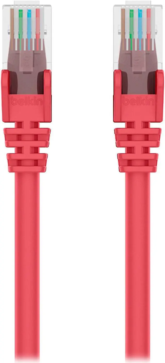 Main image of Belkin A3L980-50-RED-S 50 ft. Cat 6 Red Snagless Patch Cable