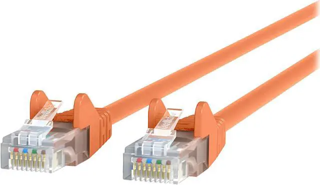 Alt view image 3 of 3 - Belkin A3L980-50-ORG-S 50 ft. Cat 6 Orange Patch Cable
