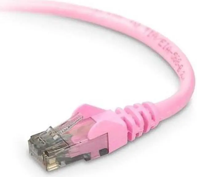 Alt view image 2 of 2 - Belkin A3L980-07-PNK-S 7 ft. Cat 6 Pink UTP Patch Cable