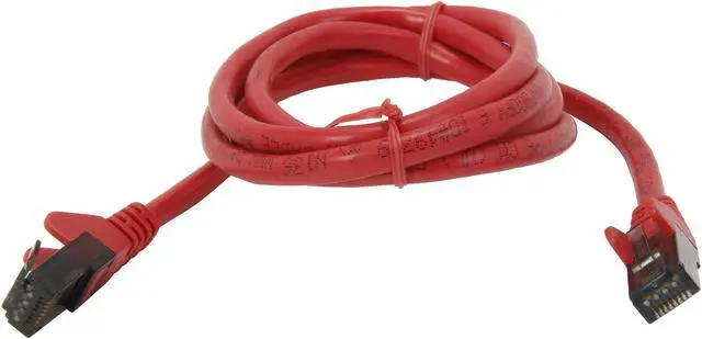 Alt view image 2 of 3 - Belkin A3L980-04-RED-S 4 ft. Cat 6 Red Patch Cable