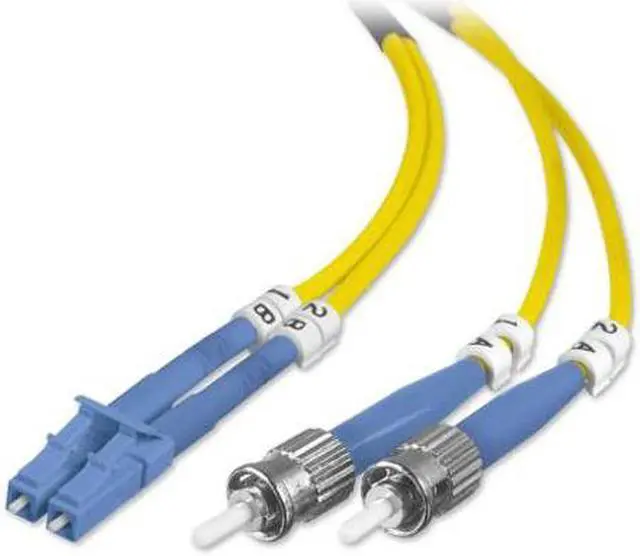 Alt view image 2 of 2 - Belkin F2F802L0-03M 9.84ft 8.3/125 Singlemode ST/LC Duplex  Fiber Optic Cable Male to Male
