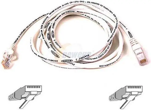 Main image of Belkin A3L980-12-WHT-S 12 ft. Cat 6 White UTP Patch Cable