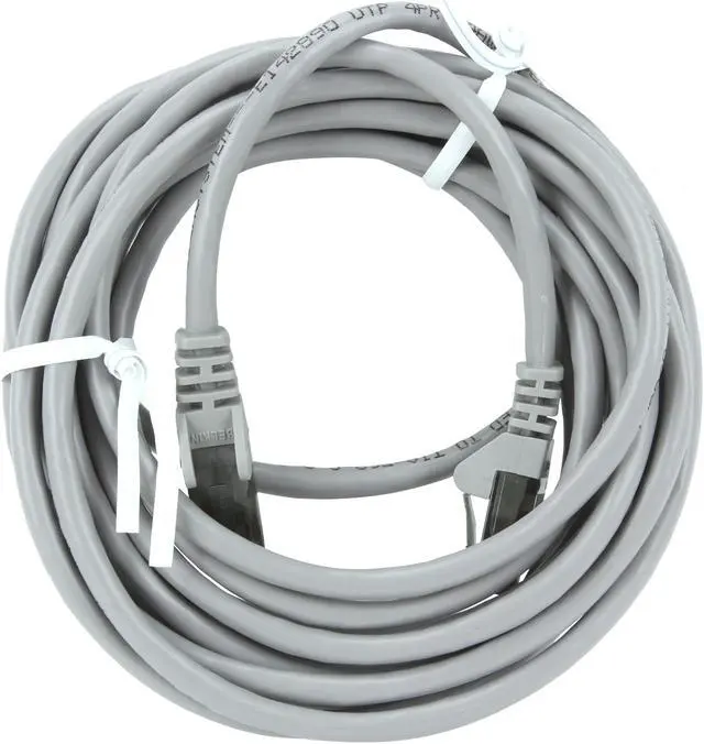 Alt view image 2 of 3 - Belkin A3L980-12-S 12 ft. Cat 6 Gray Snagless Patch Cable
