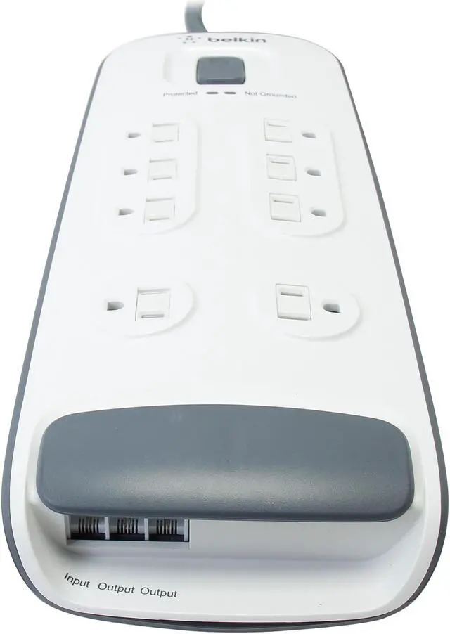 Alt view image 2 of 6 - BELKIN BV108200-06 6 ft 8 Outlets 500 J Surge Suppressor