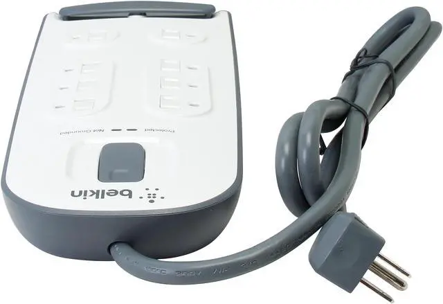 Alt view image 5 of 6 - BELKIN BV108200-06 6 ft 8 Outlets 500 J Surge Suppressor