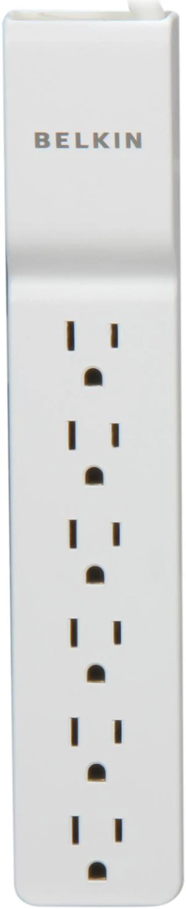 Alt view image 2 of 4 - BELKIN BE106001-06R 6 ft 6 Outlets 720 J Home/Office SlimLine Surge Suppressor