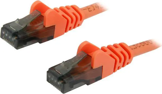 Main image of Belkin A3L980-01-ORG-S 1 ft. Cat 6 Orange Snagless Networking Cable