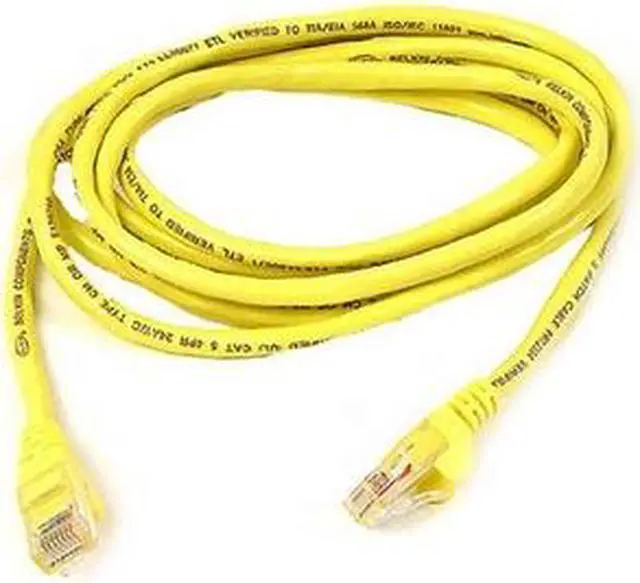 Main image of Belkin A3L980-100-YLWS 100 ft. Cat 6 Yellow UTP Patch Cable