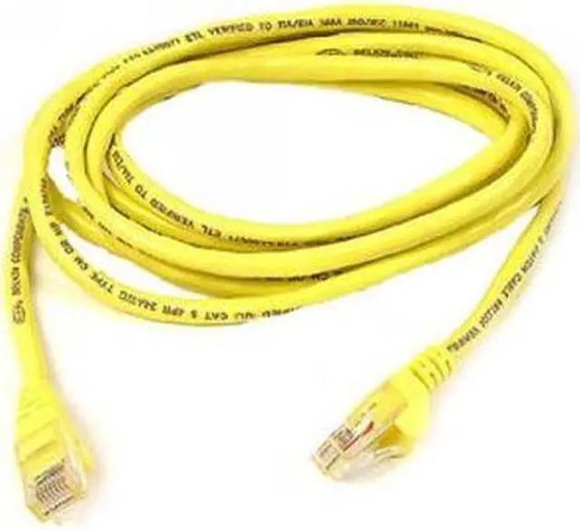 Main image of Belkin A3L980-30-YLW-S 30 ft. Cat 6 Yellow UTP Patch Cable